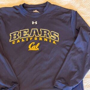 Men's Navy Blue Under Armour Cal Bears Long-Sleeved T-Shirt